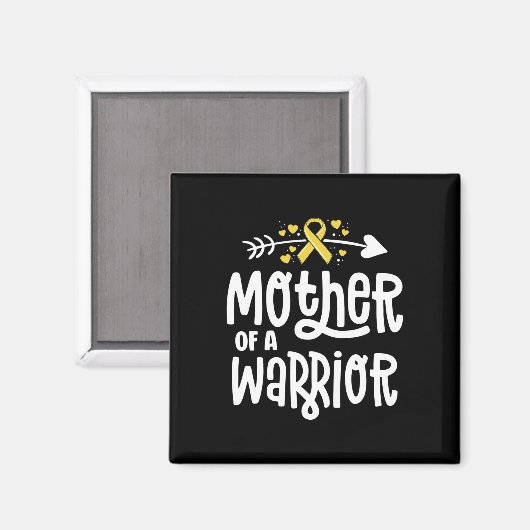 Mutter eines kriegerischen Geschenks Familie Kinde Magnet (Vorderseite/Rückseite)