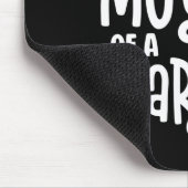 Mutter eines kriegerischen Geschenks Familie Kinde Mousepad (Ecke)