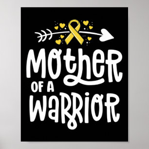 Mutter eines kriegerischen Geschenks Familie Kinde Poster