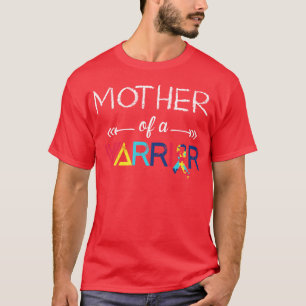 Mutter eines Kriegers Autismus lustig T-Shirt