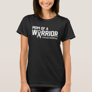 Mutter eines Kriegers Dyslexie-Bewusstsein Unterst T-Shirt