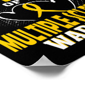 Mutter eines Kriegers gegen Multiple Sklerose Poster (Ecke)