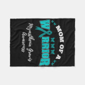 Mutter eines Kriegers Mg Myasthenia Gravis Bewusst Fleecedecke (Vorderseite (Horizontal))
