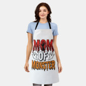 Mutter eines Monsters Vintage Halloween-Shirt-Desi Schürze (Getragen)