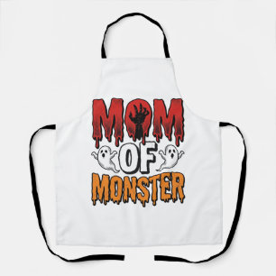 Mutter eines Monsters Vintage Halloween-Shirt-Desi Schürze