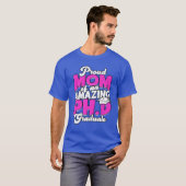 Mutter eines PhD-Absolventen Doktortitel Philosoph T-Shirt (Vorne ganz)