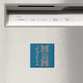 Mutter eines Seniors 2026 Ringkämpfer Athlet stolz Magnet (In Situ (Geschirrspüler))