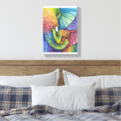 Mutter Elefant und Kind Leinwanddruck (Insitu (Schlafzimmer))