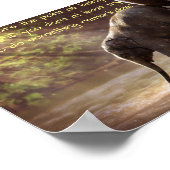 Mutter Elefant und liebes Kalb Poster (Ecke)