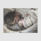 Mutter Engel mit Babyflügeln Découpage Seidenpapier (Vorderseite)