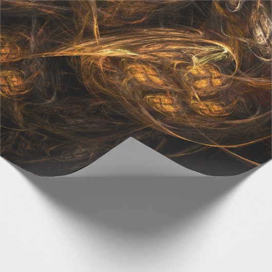 Mutter-Erdabstrakte Kunst Geschenkpapier (Ecke)