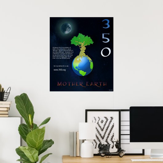Mutter Erde 350 Poster (Heimbüro)