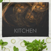 Mutter Erde Abstrakt Art Küchentuch (Gefaltet)