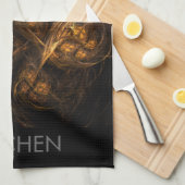 Mutter Erde Abstrakt Art Küchentuch (Viertel Falte)