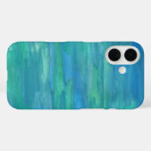 Mutter Erde Abstrakt in Blau Case-Mate iPhone Hülle (Rückseite (Horizontal))