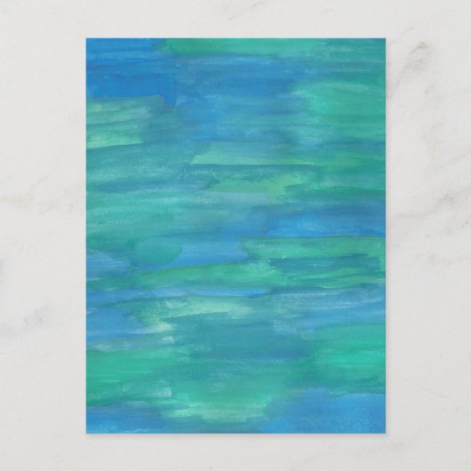 Mutter Erde Abstrakt Postkarte (Vorderseite)