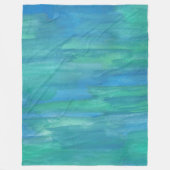 Mutter Erde Abstrakte Farbe Fleecedecke (Vorderseite)