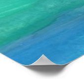 Mutter Erde Abstrakte Farbe Poster (Ecke)