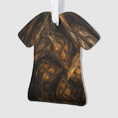 Mutter Erde Abstrakte Kunst Akryllisches Shirt Ornament (Vorderseite)