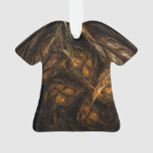 Mutter Erde Abstrakte Kunst Akryllisches Shirt Ornament (Rückseite)