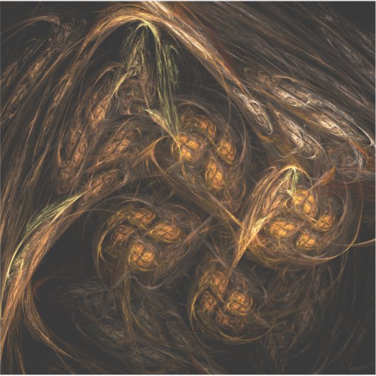 Mutter Erde Abstrakte Kunst Aufkleber (Vorderseite)