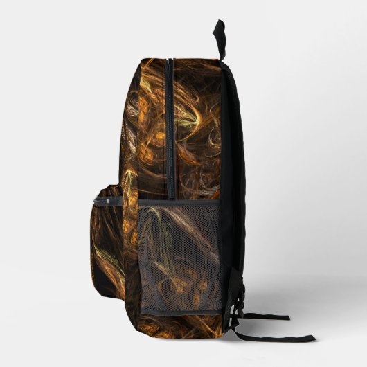 Mutter Erde Abstrakte Kunst Bedruckter Rucksack (Rechts)