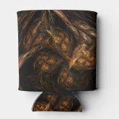 Mutter Erde Abstrakte Kunst Dosenkühler (Rückseite)