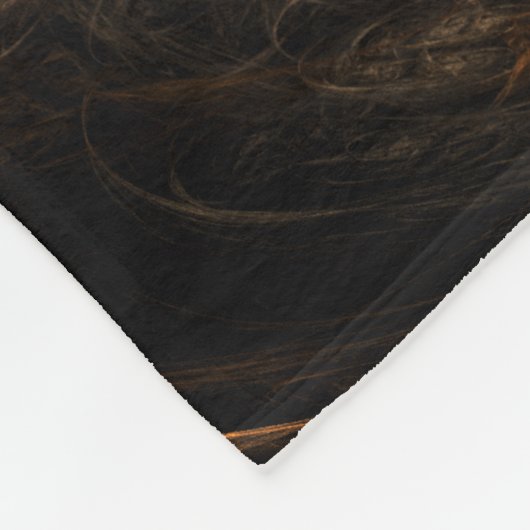 Mutter Erde Abstrakte Kunst Fleecedecke (Ecke)