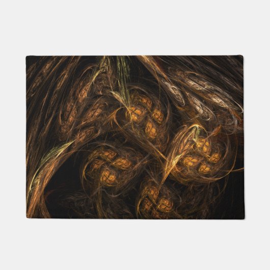 Mutter Erde Abstrakte Kunst Fußmatte (Vorderseite)