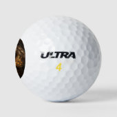 Mutter Erde Abstrakte Kunst Golfball (Logo)