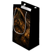 Mutter Erde Abstrakte Kunst Kleine Geschenktüte (Rückseite Schrägansicht)