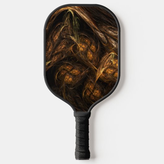 Mutter Erde Abstrakte Kunst Pickleball Schläger (Vorderseite)