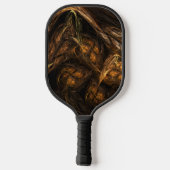 Mutter Erde Abstrakte Kunst Pickleball Schläger (Rückseite)