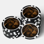 Mutter Erde Abstrakte Kunst Pokerchips (Stapel)