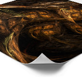 Mutter Erde Abstrakte Kunst Poster (Ecke)