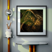 Mutter Erde Abstrakte Kunst Poster