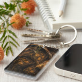 Mutter Erde Abstrakte Kunst Schlüsselanhänger (Vorderseite rechts)