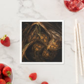 Mutter Erde Abstrakte Kunst Serviette (Beispiel)