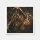 Mutter Erde Abstrakte Kunst Serviette (Vorderseite)