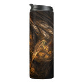 Mutter Erde Abstrakte Kunst Thermosbecher (Nach rechts gedreht)