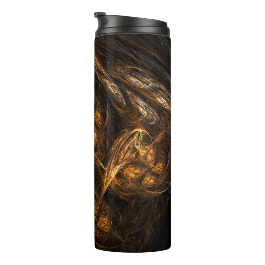 Mutter Erde Abstrakte Kunst Thermosbecher (Nach rechts gedreht)