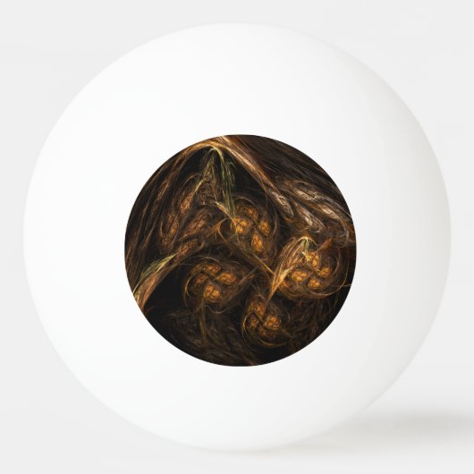 Mutter Erde Abstrakte Kunst Tischtennisball (Vorderseite)