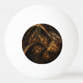 Mutter Erde Abstrakte Kunst Tischtennisball (Rückseite)