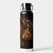 Mutter Erde Abstrakte Kunst Trinkflasche (Rückseite)