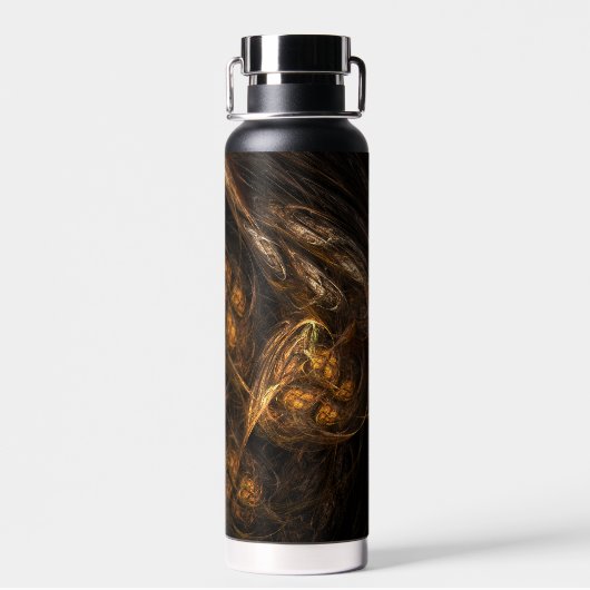 Mutter Erde Abstrakte Kunst Trinkflasche (Rückseite)