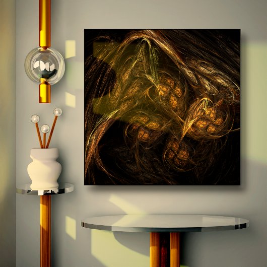 Mutter Erde Abstrakte Kunst ummantelte Canvas Prin Leinwanddruck