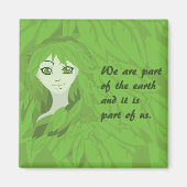 Mutter Erde (Awake) Magnet (Vorne)