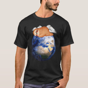 Mutter Erde Faultier Pro Umwelt Cooler Tag der Erd T-Shirt
