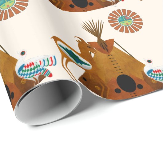 Mutter Erde Geschenkpapier (Rolleneckpunkt)