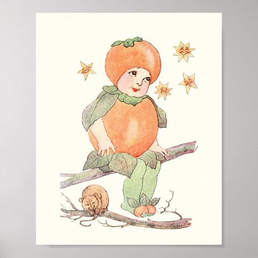 Mutter Erde Kinder - Little Ms Persimmon Poster (Vorne)